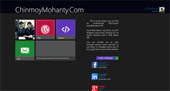 Desktop Screenshot of chinmoymohanty.com