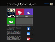 Tablet Screenshot of chinmoymohanty.com